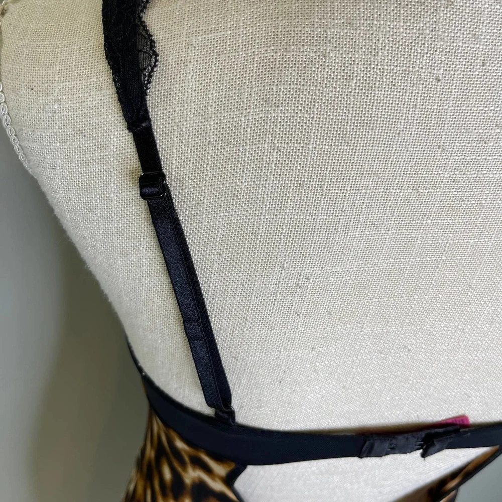 Betsey Johnson Women's Intimate Animal Print Chemise Gown, S - Picture 8 of 9